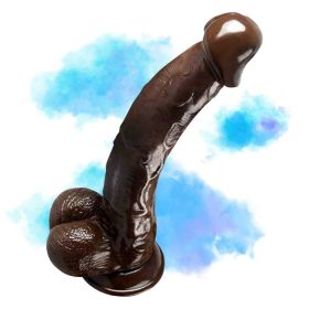 11.8 Inch Huge Gigantic Thick Dildo with Strong Suction Cup with Ballsack and Realistic Vain