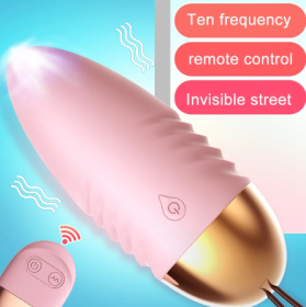 Mini Bullet Vibrator 10Speed Vibrating Eggs Female Vaginal Tight Exercise Smart Love Ball of Jump eggs Clitoris Stimulator (Color: pink)