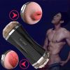 3 in 1 Male Masturbators Adult Sex Toys with Realistic Textured Mouth Vagina and Tight Anus, Men's Pocket Pussy Blowjob Stroker Anal Play Sex Toys for